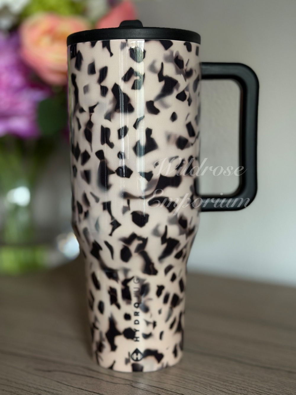 HydroJug Rylee Arnold 32OZ BLONDE TORTOISE SHELL Traveler tumbler cup NWT